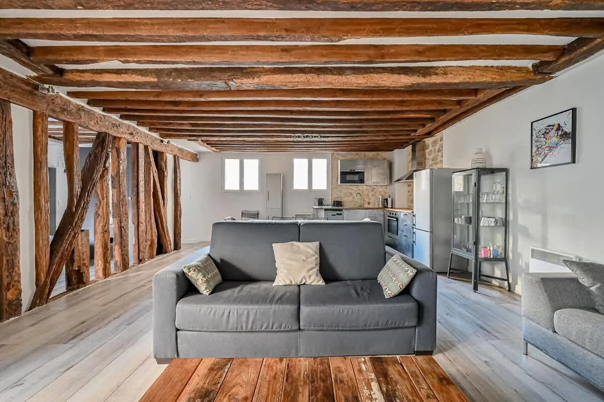 Grand 2 Pieces Typique Du Marais - Flat-Guest Apartment Paris France