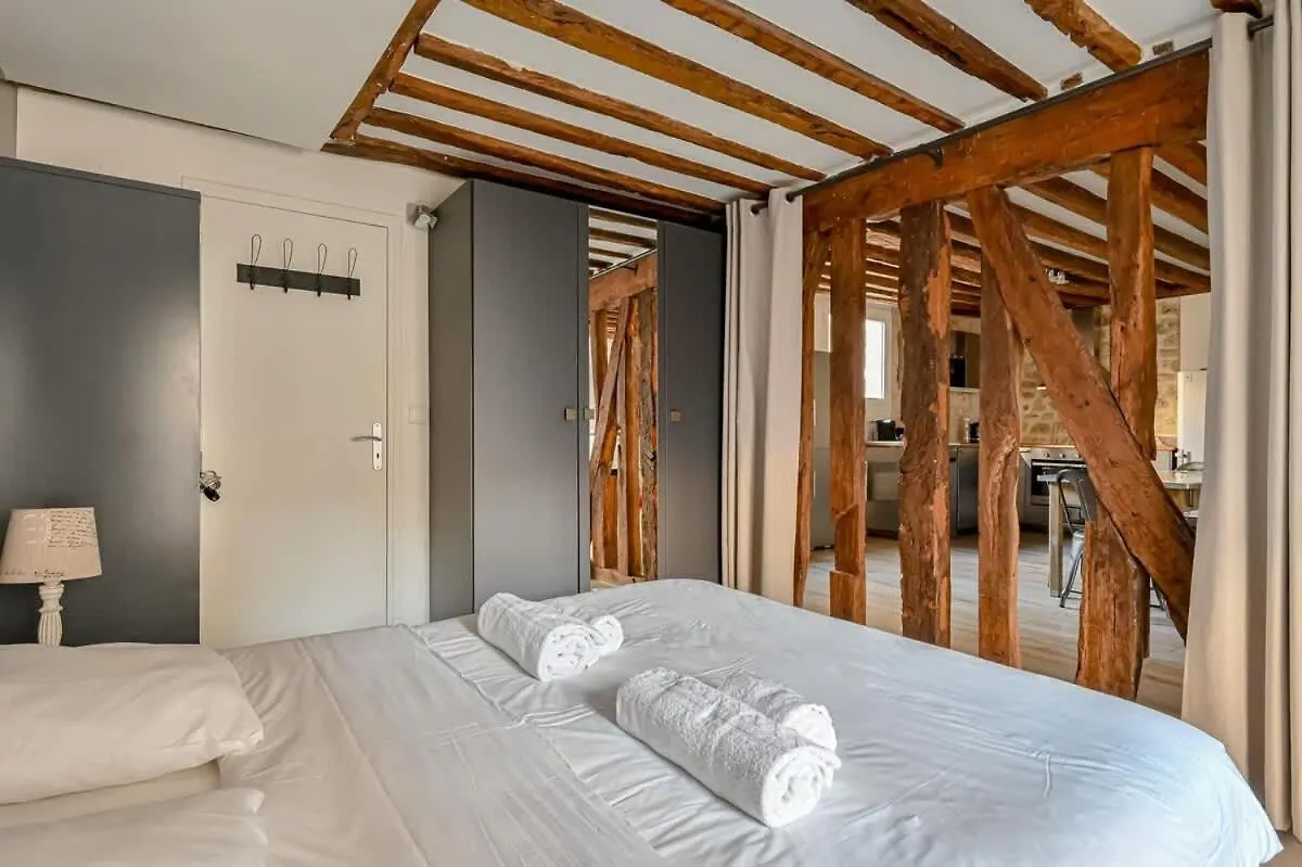 Grand 2 Pieces Typique Du Marais - Flat-Guest Apartment Paris