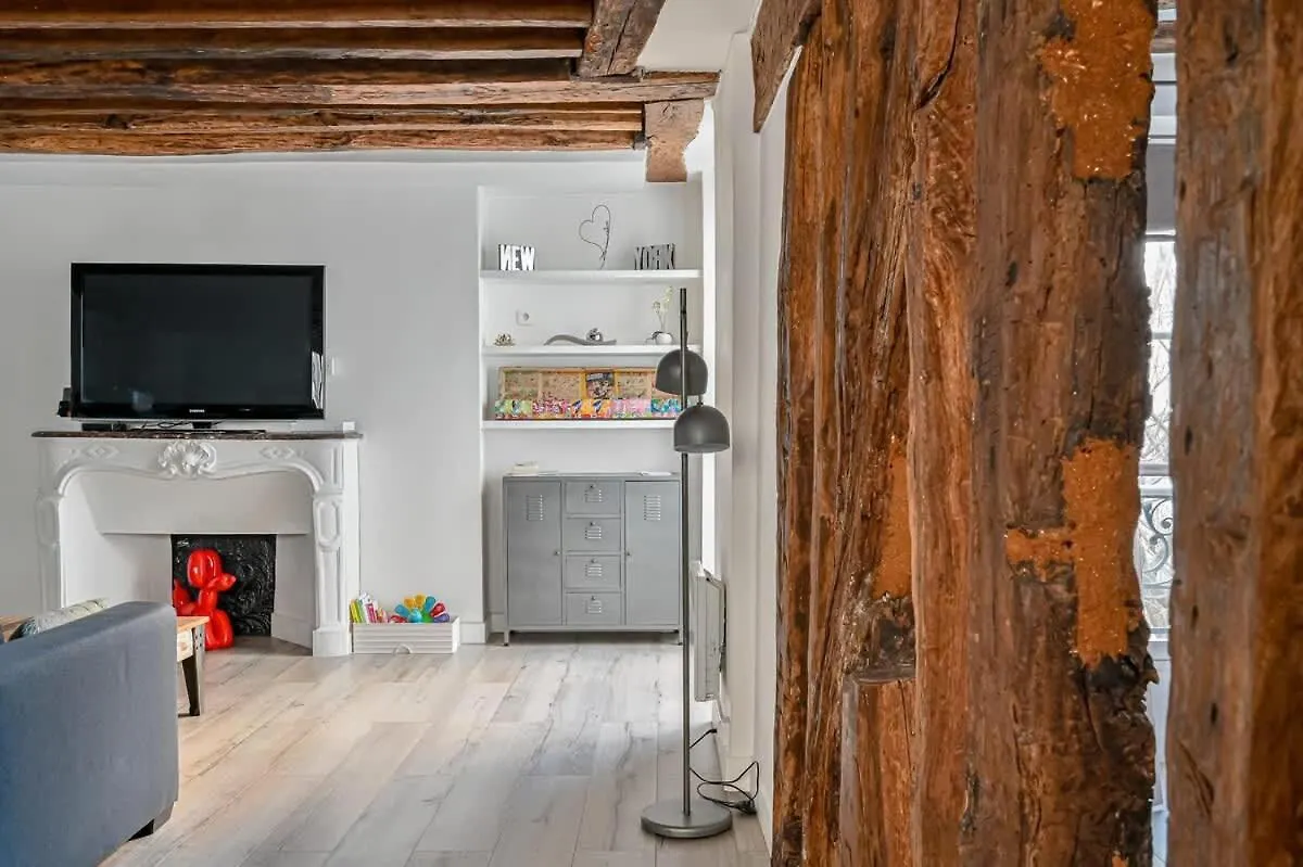 Grand 2 Pieces Typique Du Marais - Flat-Guest Apartment Paris