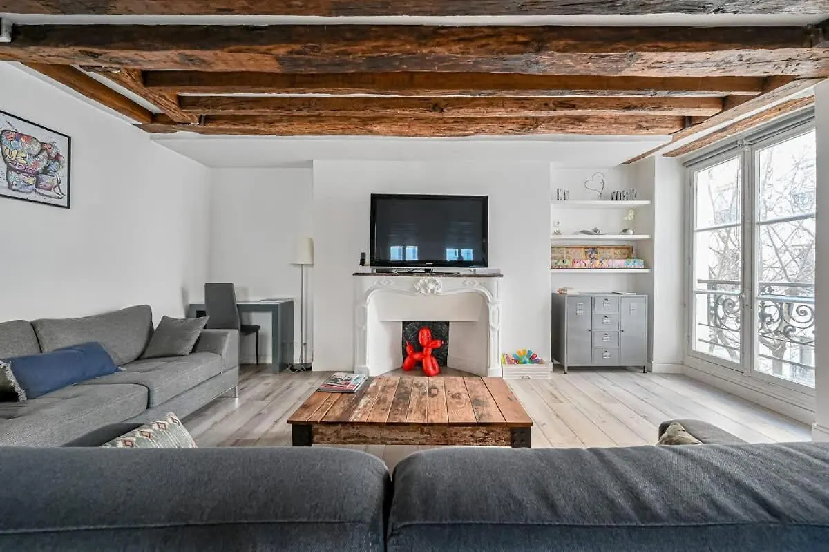 Grand 2 Pieces Typique Du Marais - Flat-Guest Apartment Paris