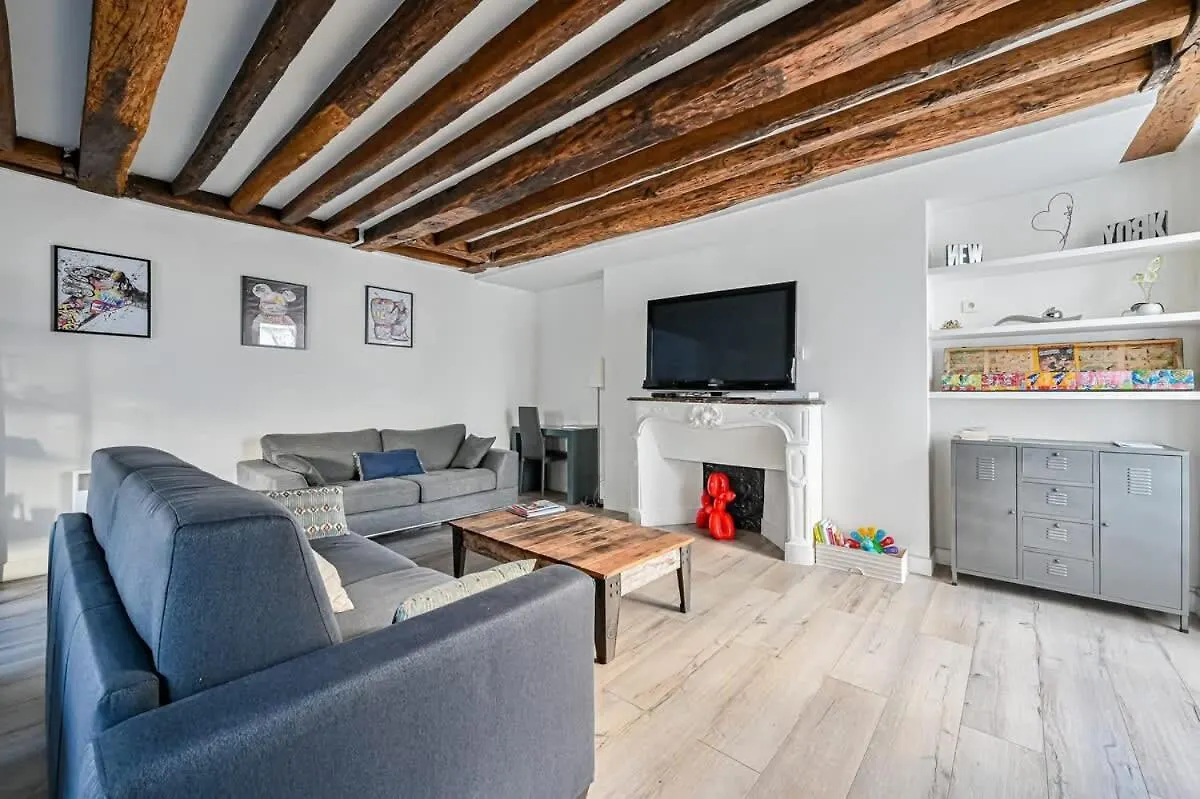 Grand 2 Pieces Typique Du Marais - Flat-Guest Apartment Paris