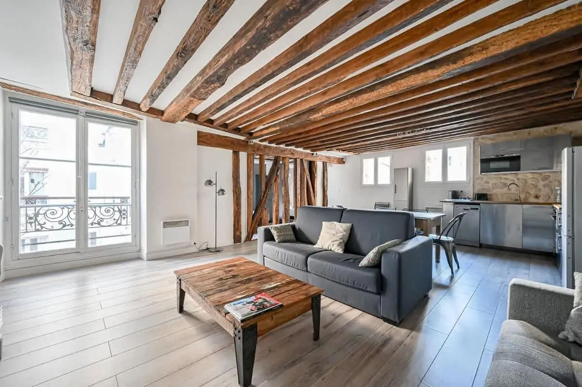 Grand 2 Pieces Typique Du Marais - Flat-Guest Apartment Paris 0*,